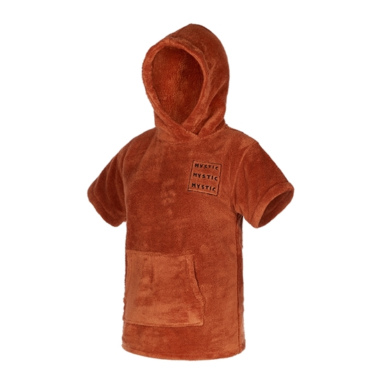 Picture of Poncho Teddy Kids Rusty Red