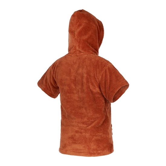 Picture of Poncho Teddy Kids Rusty Red