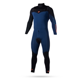 Picture of Fullsuit Men Ace 4/3 mm Fzip Blue
