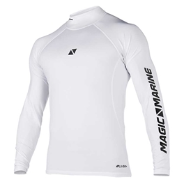 Picture of Lycra Rashvest Cube Long White
