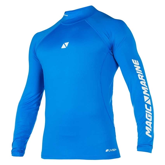 Picture of Lycra Rashvest Cube Long Blue