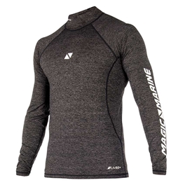 Picture of Lycra Rashvest Cube Long Black