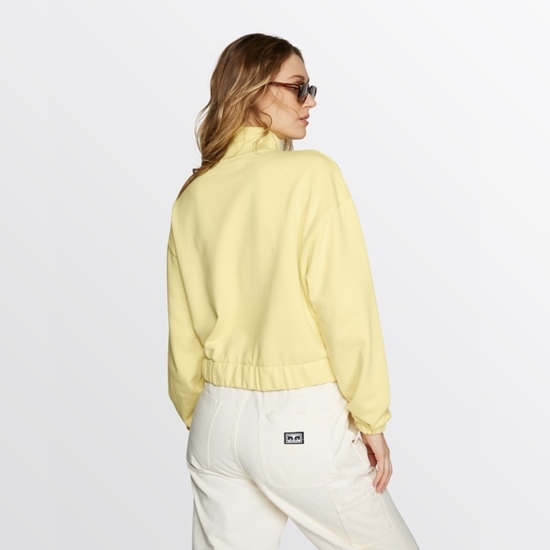 Picture of Glaze Wms Sweat Pastel Yellow