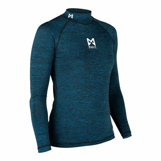 Picture of Lycra Wms Cube Longsleeve Blue Melee