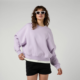 Εικόνα της Crew Dropped Shoulder Lilac