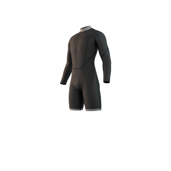 Εικόνα από Brand Longarm Shorty 3/2mm Bzip Flatlock Black