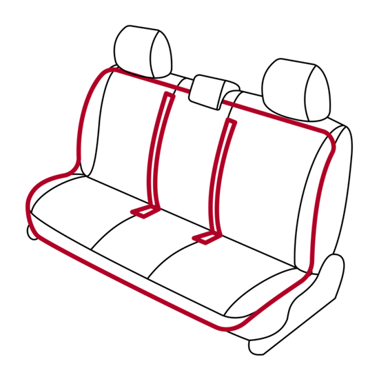 Εικόνα από Car Seat Roll Cover Triple