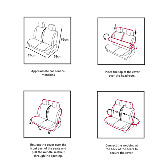 Εικόνα από Car Seat Cover Double