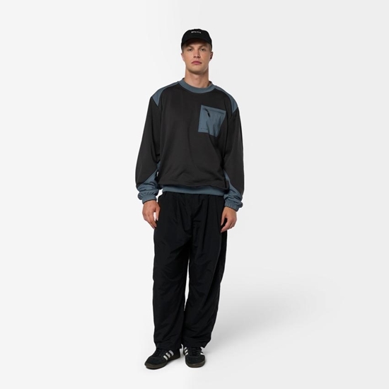 Εικόνα από Mystic Sweat Crew Conflux Dark Grey