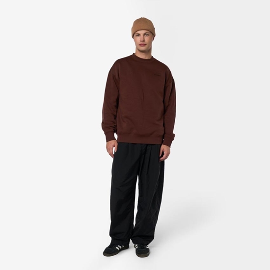 Εικόνα από Mystic crew sweat Profile Deep Brown