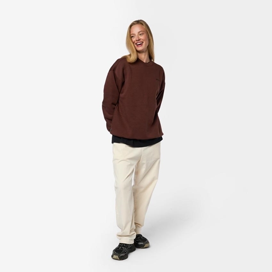 Εικόνα από Mystic crew sweat Profile Deep Brown