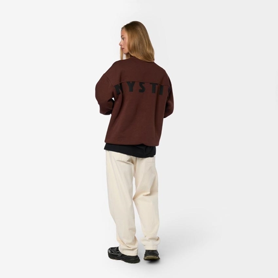 Εικόνα από Mystic crew sweat Profile Deep Brown